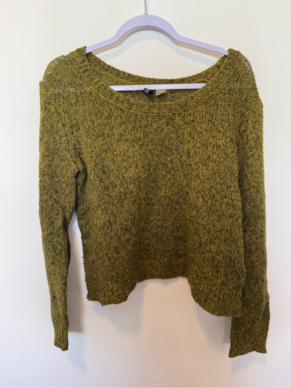 Olive Green Knit Women's Sweater